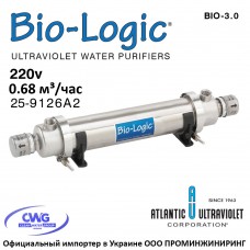 Bio-Logic BIO-3.0 25-9126A2 (220vAC, Q=0.68 м³/час, D=3/8" NPT) система уф обеззараживания воды