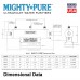 MIGHTY PURE MP36C 25-3692 (220vAC, Q=8,1 м³/час, D=1" NPT) система уф обеззараживания воды