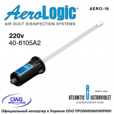 AeroLogic AERO-18 40-6105A2 (220vAC, L=43см, Puv=18Вт) система уф обеззараживания воздуха