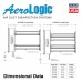 AeroLogic ADHO18-2 40-1402A1 (220vAC, L=42см, Puv=23Вт) система уф обеззараживания воздуха