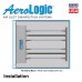 AeroLogic ADHO18-2 40-1402A1 (220vAC, L=42см, Puv=23Вт) система уф обеззараживания воздуха