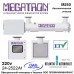 MEGATRON M250: ETV 24-2522A1 (220vAC, Q=76 м³/час, D=4" FL) система уф обеззараживания воды с автоматической очисткой чехлов