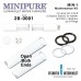 MINIPURE MIN-1 25-5040 (220vAC, Q=0,22 м³/час, D=1/4" NPT) система уф обеззараживания воды