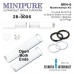 MINIPURE MIN-6 25-1308 (220vAC, Q=1,36 м³/час, D=3/4" NPT) система уф обеззараживания воды