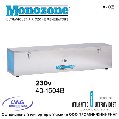 Monozone 3-OZ Ozone 40-1504B (220vAC, L=87см, V=178м³/ч) система уф обеззараживания воздуха