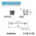 Monozone 2-OZ Ozone 40-0072B (220vAC, L=87см, V=91м³/ч) система уф обеззараживания воздуха