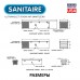 SANITAIRE RS140 40-0030E (220vAC, V=178 м³/час) система уф обеззараживания воздуха