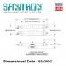 Sanitron S5,000C with 2" Sanitary Fitting / No Wipers 25-5070 (230vAC, Q=18м³/час, D=2" Clamp) система уф обеззараживания воды