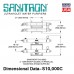 Sanitron S10,000C 25-4084 (230vAC, Q=37м³/час, D=2" NPT) система уф обеззараживания воды