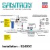 Sanitron S2400C with 2" 25-1613 (230vAC, Q=9м³/час, D=2" Clamp) система уф обеззараживания воды