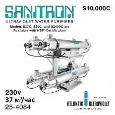 Sanitron S10,000C 25-4084 (230vAC, Q=37м³/час, D=2" NPT) система уф обеззараживания воды