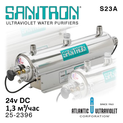 Sanitron S23A 25-2396 (24vDC, Q=1,3м³/час, D=3/4" NPT) система уф обеззараживания воды