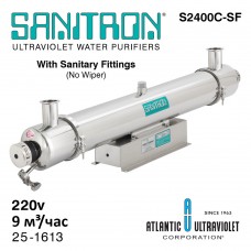 Sanitron S2400C with 2" 25-1613 (230vAC, Q=9м³/час, D=2" Clamp) система уф обеззараживания воды