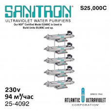 Sanitron S25,000C 25-4092 (230vAC, Q=95м³/час, D=2" NPT) система уф обеззараживания воды
