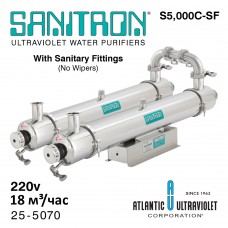 Sanitron S5,000C with 2" Sanitary Fitting / No Wipers 25-5070 (230vAC, Q=18м³/час, D=2" Clamp) система уф обеззараживания воды
